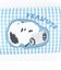 スヌーピー メガネケース ブルー サガラワッペンチェック SNOOPY