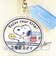 スヌーピー アクリルキーホルダー Yummy enjoy your trip SNOOPY