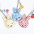 ミッフィー miffy フェイスキーホルダー (レッド) ギンガムポップシリーズ