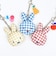 ミッフィー miffy フェイスキーホルダー (レッド) ギンガムポップシリーズ