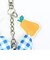 ミッフィー miffy フェイスキーホルダー (ブルー) ギンガムポップシリーズ