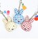 ミッフィー miffy フェイスキーホルダー (ブルー) ギンガムポップシリーズ