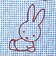 ミッフィー miffy ミニトートバッグ (ブルー) ギンガムポップシリーズ