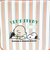 スヌーピー スクエアポーチ ストライプ ピンク SNOOPY