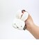 ミッフィー miffy カラビナ付きミニポーチ ベージュ ふわふわシリーズ