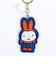 ミッフィー miffy 刺繍マスコットキーチェーン ゆきのひ/ノーマル キーホルダー