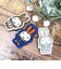 ミッフィー miffy 刺繍マスコットキーチェーン ゆきのひ/ラテ キーホルダー