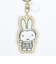 ミッフィー miffy 刺繍マスコットキーチェーン ゆきのひ/スノー キーホルダー