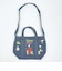 スヌーピー 刺繍トートバッグ サックス ルートート ROOTOTE SNOOPY