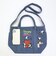 スヌーピー 刺繍トートバッグ サックス ルートート ROOTOTE SNOOPY