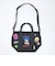 スヌーピー 刺繍トートバッグ グレー ルートート ROOTOTE SNOOPY