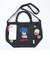 スヌーピー 刺繍トートバッグ グレー ルートート ROOTOTE SNOOPY