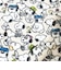 スヌーピー ボア付きウォームクロス アイボリー ブランケット SNOOPY