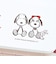 スヌーピー ＆ベル タイトランチボックス2段 日本製 SNOOPY
