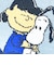 スヌーピー シェニール織ミニタオル グレー HUG ハンカチ 日本製 SNOOPY