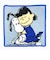 スヌーピー シェニール織ミニタオル グレー HUG ハンカチ 日本製 SNOOPY