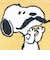 スヌーピー シェニール織ミニタオル ベージュ BEARD ハンカチ 日本製 SNOOPY