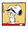 スヌーピー シェニール織ミニタオル ベージュ BEARD ハンカチ 日本製 SNOOPY
