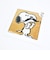スヌーピー シェニール織ミニタオル ベージュ BEARD ハンカチ 日本製 SNOOPY