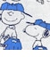 スヌーピー バスタオル Baseball グレー 西川 日本製 SNOOPY