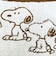 スヌーピー のびのびタオルピローケース ブラウン ThreeSuppers 枕カバー SNOOPY