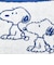 スヌーピー のびのびタオルピローケース ブルー ThreeSuppers 枕カバー SNOOPY