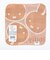ミッフィー miffy ミニミニタオル ミッフィーフェイス ピンク ハンカチ 西川