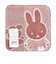 ミッフィー miffy ミニミニタオル スナッフィー レッド ハンカチ 西川