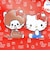 モンチッチ ×ハローキティ ショッピングトートバッグ レッド Sanrio
