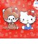 モンチッチ ×ハローキティ ショッピングトートバッグ レッド Sanrio