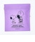 スヌーピー 本 巾着＆豆巾着セット (パープル) 日本製 SNOOPY