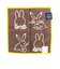 ミッフィー miffy × 鳥獣戯画 ミニタオル わいわいガヤガヤ ハンカチ