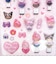 サンリオ マイメロディ＆クロミ ぷくりんキャンディシール 文具 Sanrio