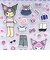 サンリオ クロミ おめかしシール 文具 Sanrio