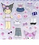 サンリオ クロミ おめかしシール 文具 Sanrio