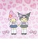 サンリオ マイメロディ＆クロミ シール台紙 文具 Sanrio