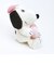 スヌーピー ベル ピンクストライプ  ハート ぬいぐるみ(S) SNOOPY