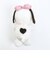 スヌーピー ベル ピンクストライプ  ハート ぬいぐるみ(S) SNOOPY