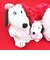 スヌーピー ベル プチふわマスコット ブラック ハート SNOOPY