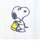スヌーピー ウォッシュタオル (Washing) ホワイト ハンカチ 西川 日本製 SNOOPY