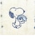 スヌーピー フェイスタオル (Washing) ベージュ 西川 日本製 SNOOPY