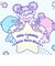 セサミストリート アビー × サンリオ キキララ ハンカチタオル 日本製 Sanrio