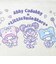 セサミストリート アビー × サンリオ キキララ キャンパスフラットポーチ Sanrio