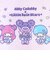 セサミストリート アビー × サンリオ キキララ A4クリアファイル (ピンク) 文具 日本製 Sanrio
