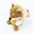 プレミアムねむねむアニマルズ コタロウ フード座りマスコット ぬいぐるみ キーホルダー りぶはあと
