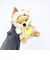 プレミアムねむねむアニマルズ コタロウ フード座りマスコット ぬいぐるみ キーホルダー りぶはあと