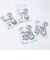 ミッフィー miffy フェイス アクリルマーカーチャームセット (ブルー) MIFFY CHECKシリーズ 日本製