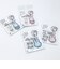 ミッフィー miffy フェイス アクリルマーカーチャームセット (ブルー) MIFFY CHECKシリーズ 日本製