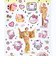サンリオ ハローキティ ×マツケンサンバ クリアキャンディシール (ゴールド) 文具 Sanrio