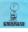 スヌーピー チャーリーブラウン スウェットトートバッグ ブルー SNOOPY